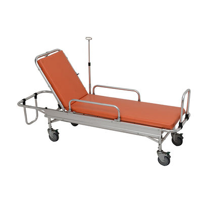 गुणवत्ता  Orange Automatic Loading Stretcher Wheel Stretcher Hospital Safety Standard फैक्टरी