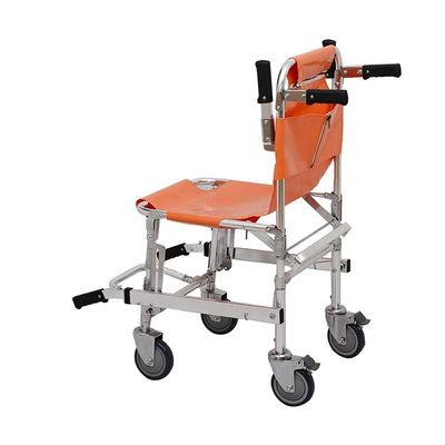 गुणवत्ता  CE Emergency Evacuation Equipment Folding Stair Stretcher Orange फैक्टरी