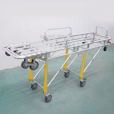 मोबाइल एम्बुलेंस फोल्डेबल स्ट्रेचर Ems Gurney OEM एम्बुलेंस ट्रॉली