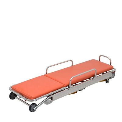वर्ग I समायोज्य स्ट्रेचर ऑरेंज ऑटो लोडिंग स्ट्रेचर IV पोल के साथ