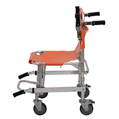 Foldaway सीढ़ी कुर्सी स्ट्रेचर स्थानांतरण रोगी एल्यूमीनियम मिश्र धातु