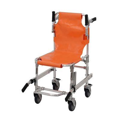 Foldaway सीढ़ी कुर्सी स्ट्रेचर स्थानांतरण रोगी एल्यूमीनियम मिश्र धातु