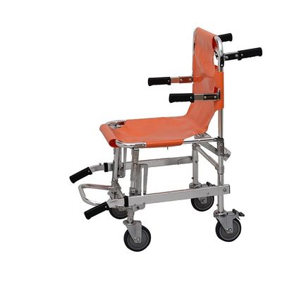 Foldaway सीढ़ी कुर्सी स्ट्रेचर स्थानांतरण रोगी एल्यूमीनियम मिश्र धातु